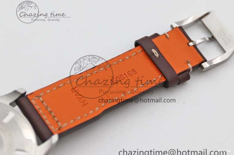 MIROTIME 0413 HighQuality Mark XVIII IW327010 SS M+F 1:1 Best Edition Brown Dial on Brown Leather Strap A 7049